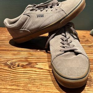 Vans Tan Suede Sneakers Classic Skate Design